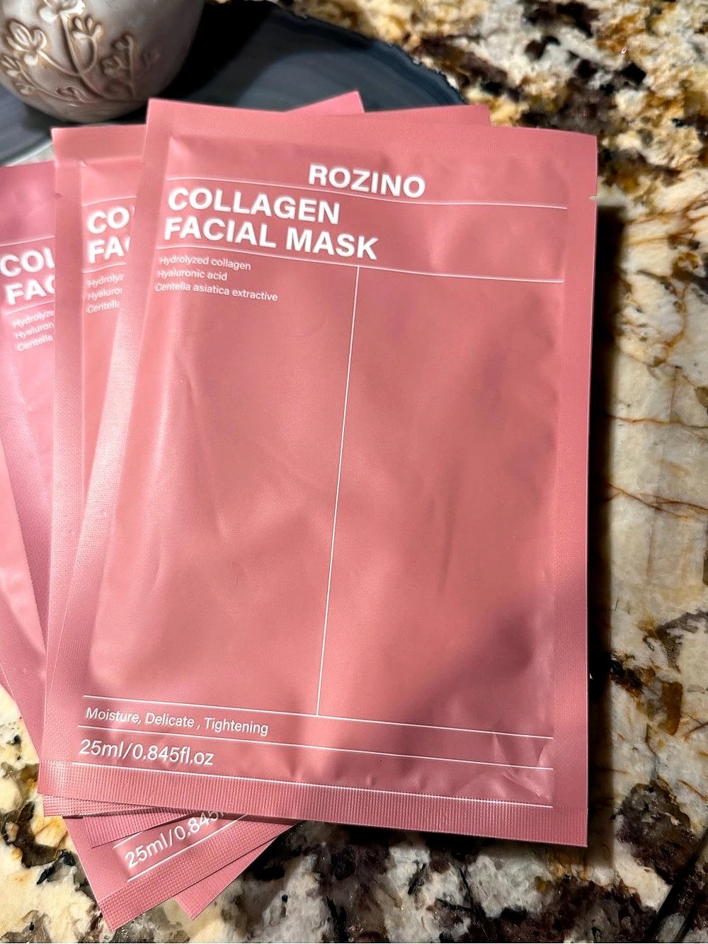 Rozino (5) Collagen Facial Mask C259 Pink